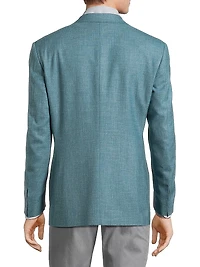 Siena Wool-Blend Two-Button Sport Coat