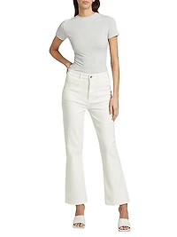 Claudine High-Rise Stretch Flared Jeans