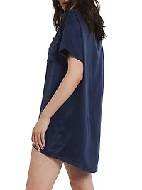 Washable Silk Oversized T-Shirt