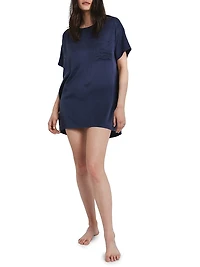 Washable Silk Oversized T-Shirt