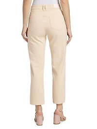 Alexis Stretch-Cotton Crop Pants