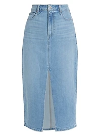 Angela Denim Midi-Skirt