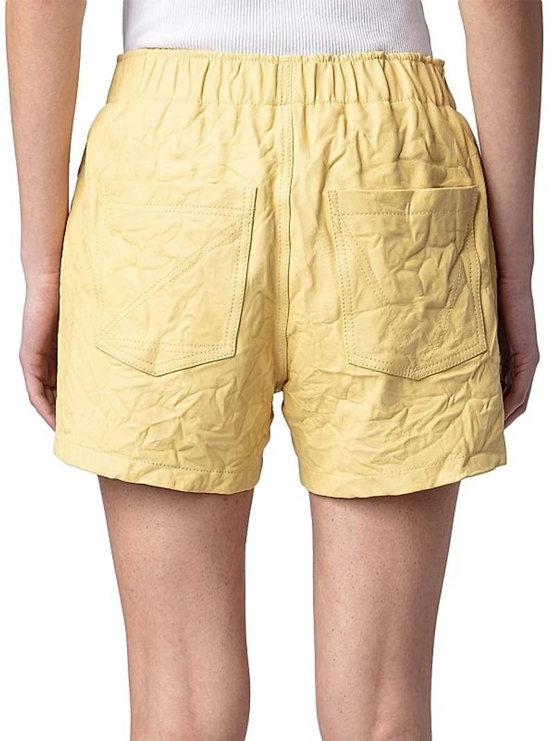 Pax Leather Shorts