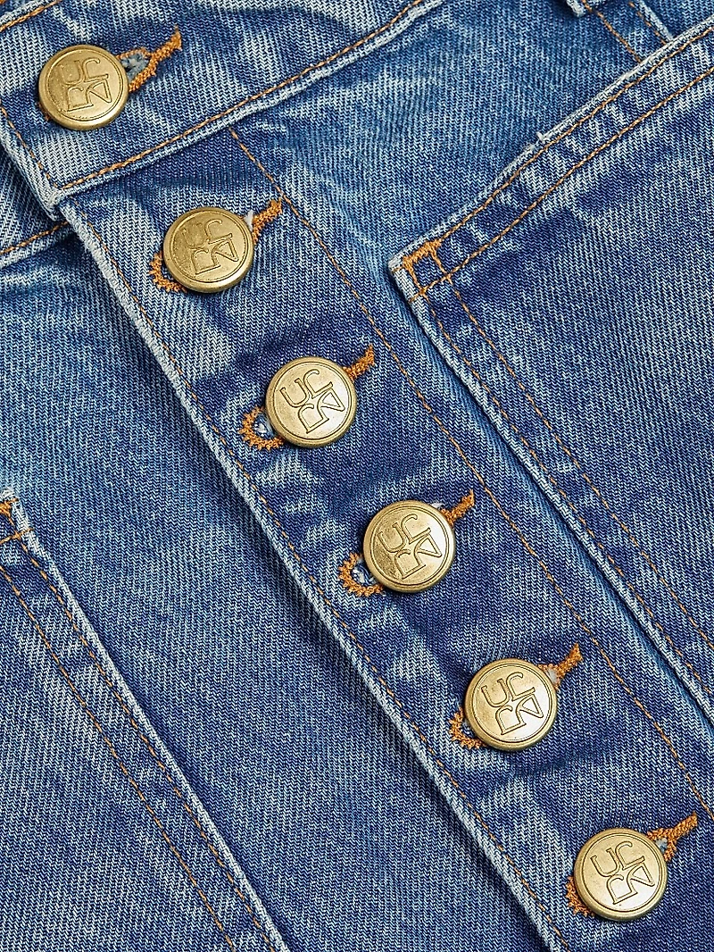 Bea Denim Midi-Pencil-Skirt