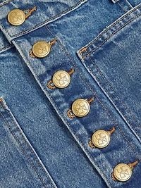 Bea Denim Midi-Pencil-Skirt