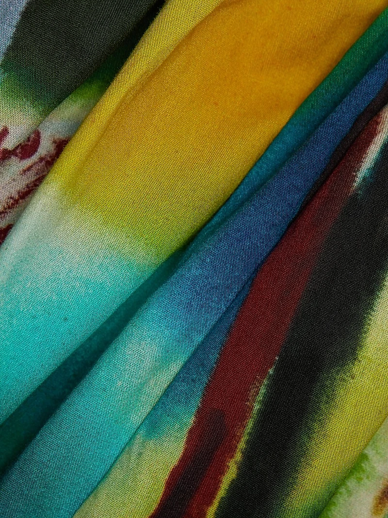 Leighton Printed Cotton Midi-Dress