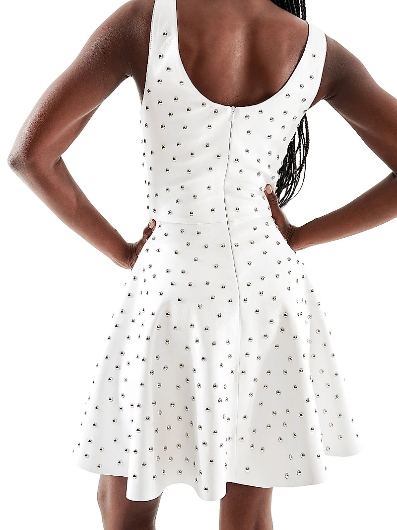 Margot Upcycled Leather Dress