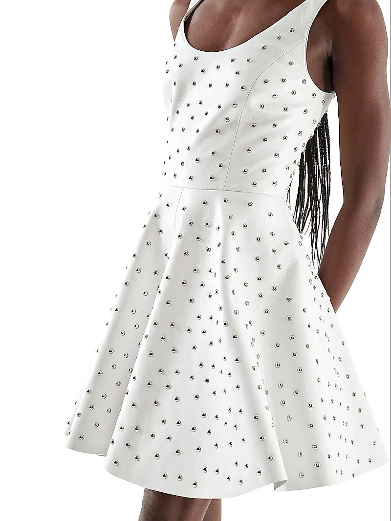 Margot Upcycled Leather Dress