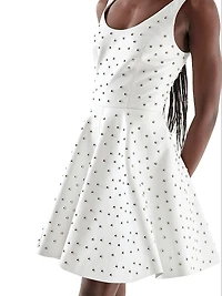 Margot Upcycled Leather Dress