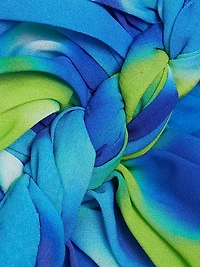 Brand Twist Bodice Midi-Dress