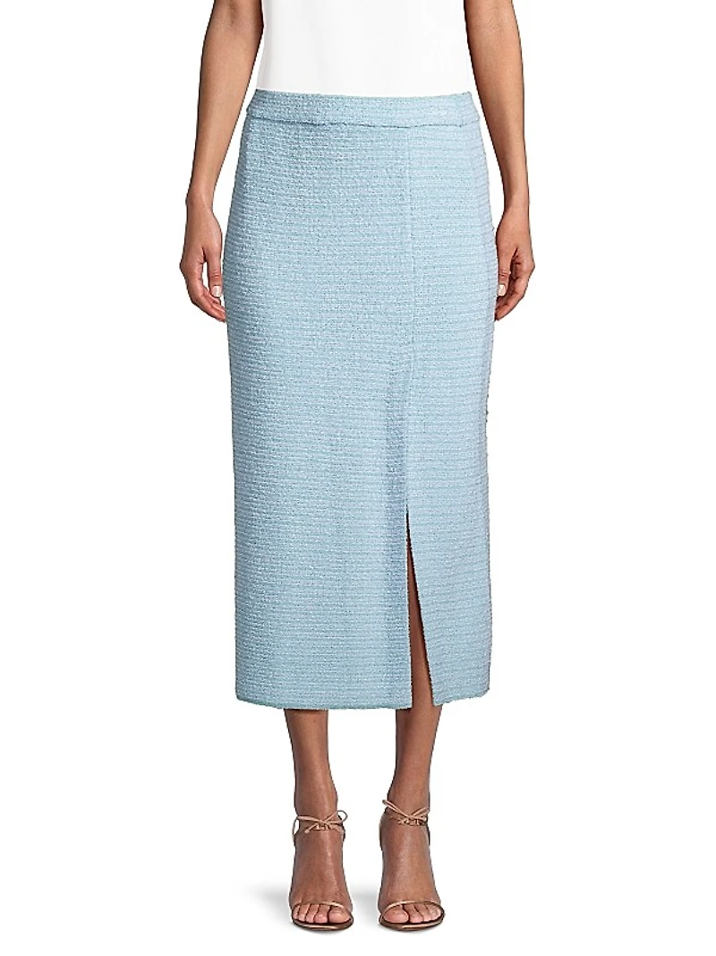 Tweed Midi-Skirt