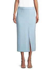Tweed Midi-Skirt