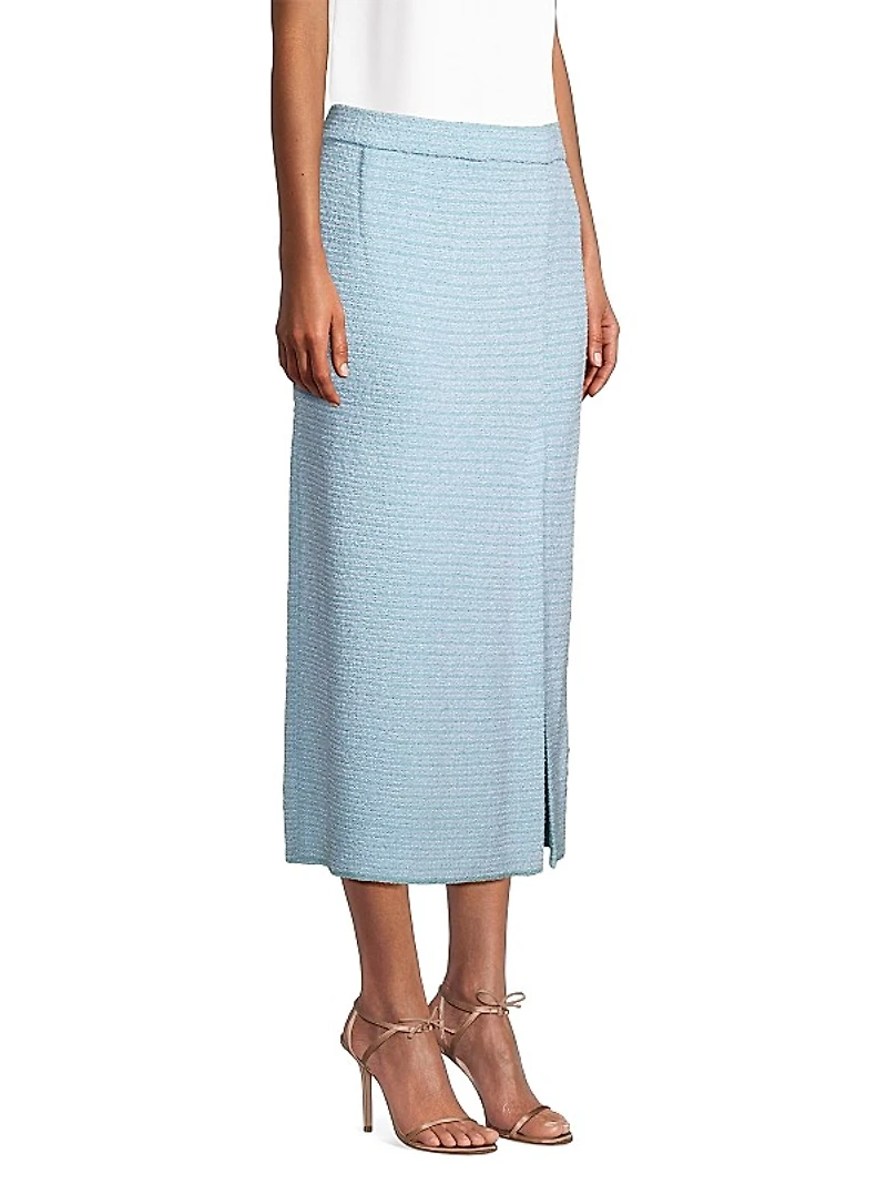 Tweed Midi-Skirt