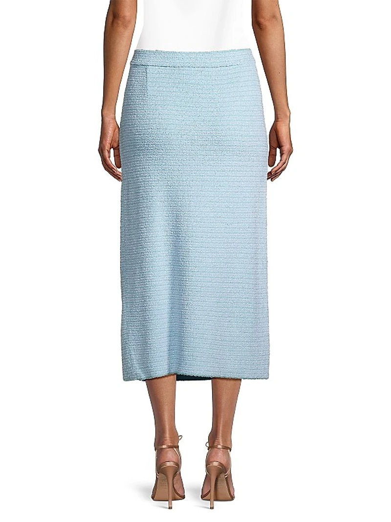 Tweed Midi-Skirt