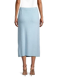 Tweed Midi-Skirt
