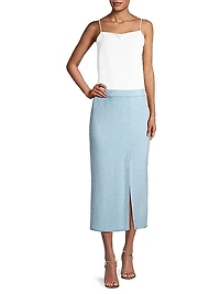 Tweed Midi-Skirt