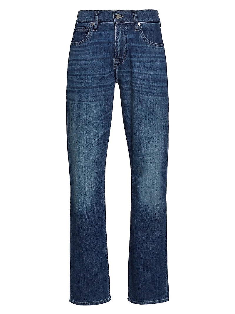 Stretch Straight-Leg Jeans