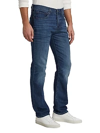 Stretch Straight-Leg Jeans