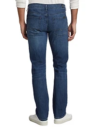 Stretch Straight-Leg Jeans