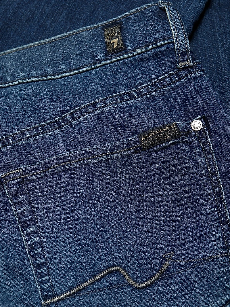 Stretch Straight-Leg Jeans