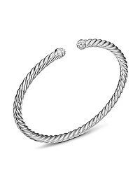 Cable Flex Bracelet 18K White Gold
