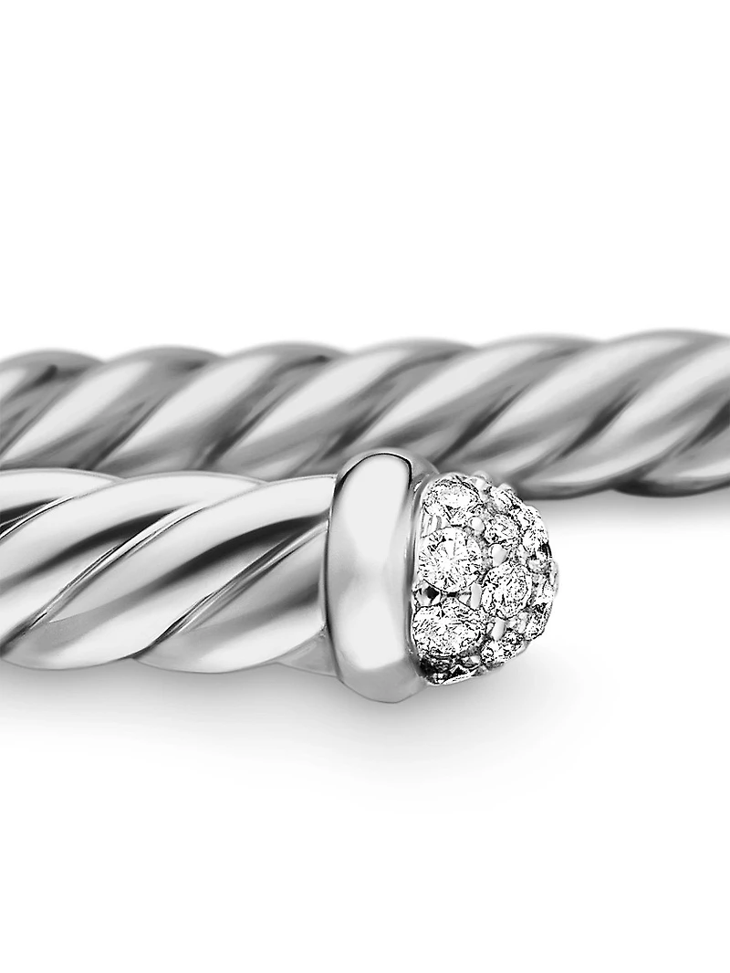 Cable Flex Bracelet 18K White Gold