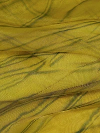 Brocade Belted Strapless Gown