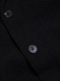 Crocheted Cotton-Blend Jacket