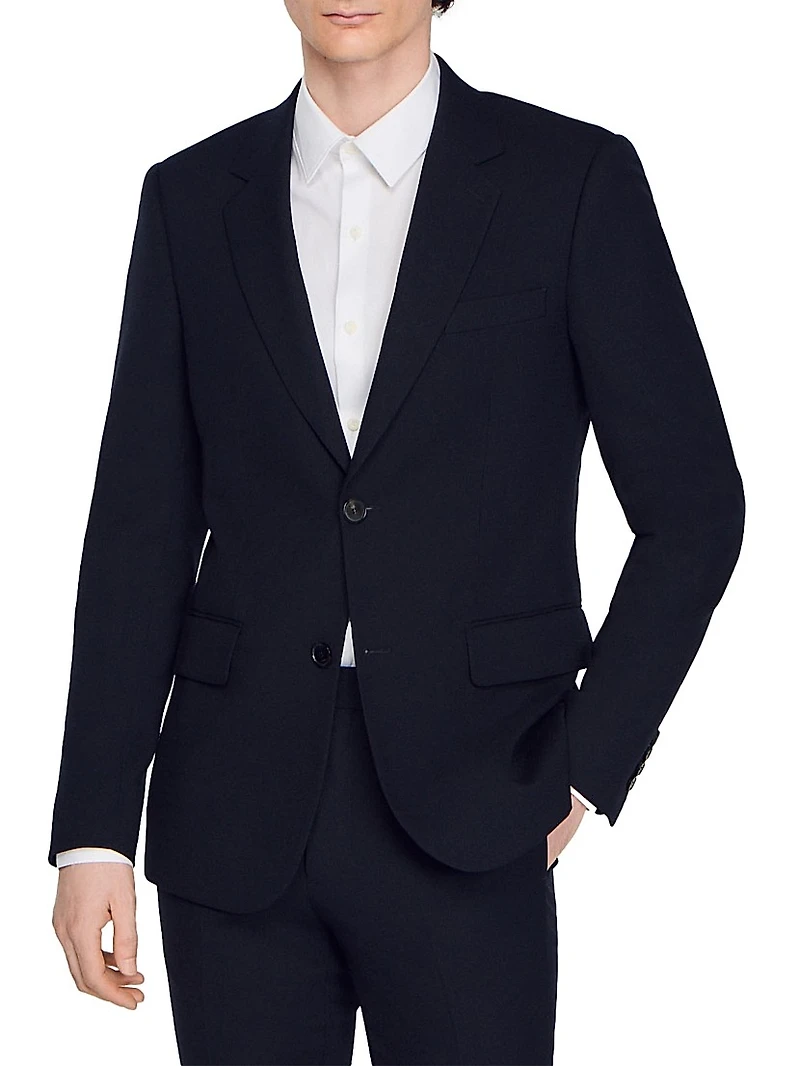 Wool Suit Jacket