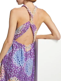 Oye Eyelet Cotton Maxi Dress