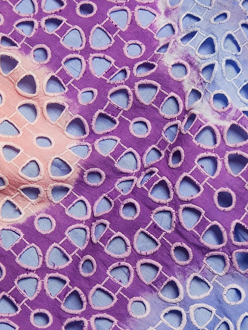 Oye Eyelet Cotton Maxi Dress