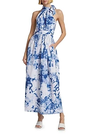 Folarin Tie-Dyed Cotton Maxi Dress