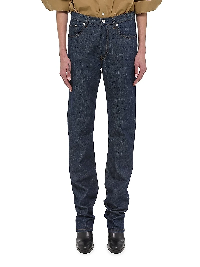 Mid-Rise Straight-leg Jeans