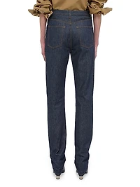 Mid-Rise Straight-leg Jeans