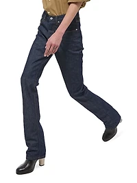 Mid-Rise Straight-leg Jeans
