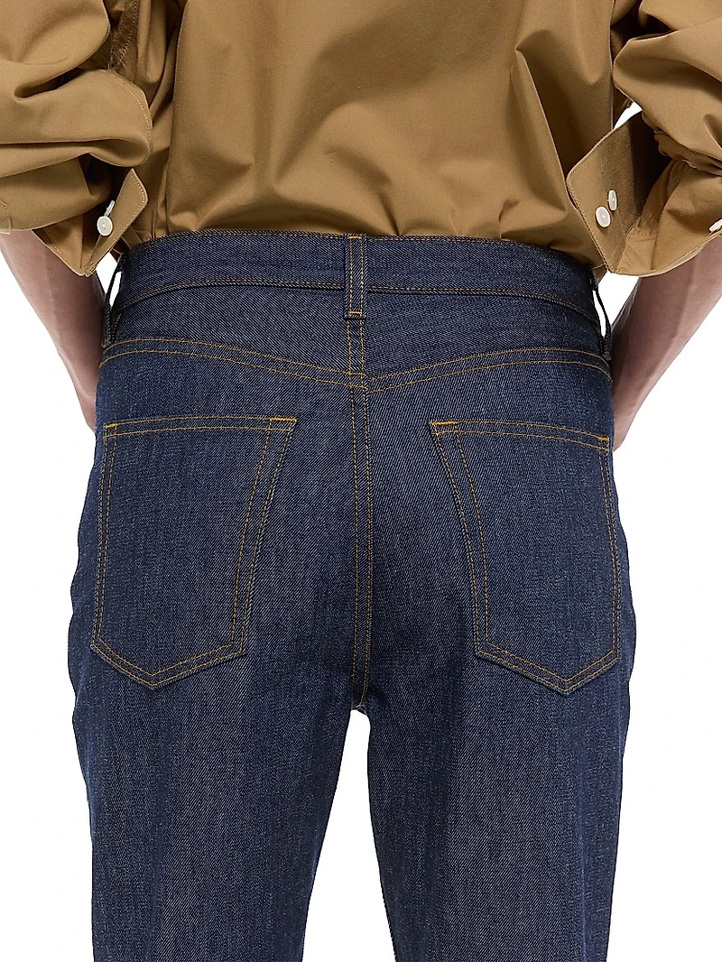 Mid-Rise Straight-leg Jeans