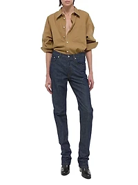 Mid-Rise Straight-leg Jeans