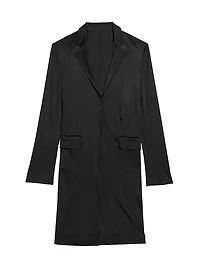 Long Single-Breasted Jacket