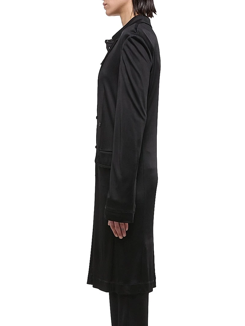 Long Single-Breasted Jacket