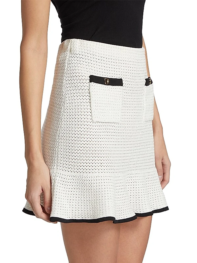 Crochet Tipped Miniskirt