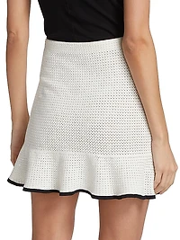 Crochet Tipped Miniskirt