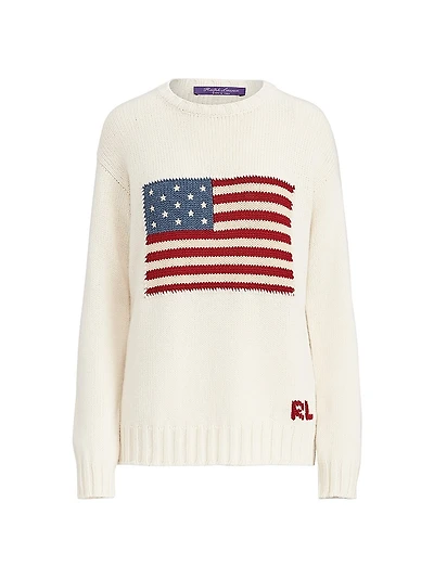 American Flag Cashmere Sweater