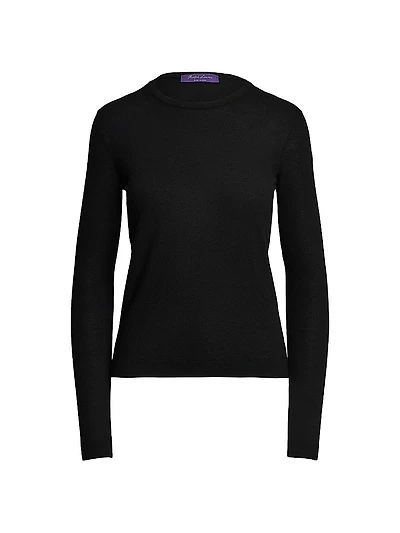 Crewneck Wool-Blend Sweater