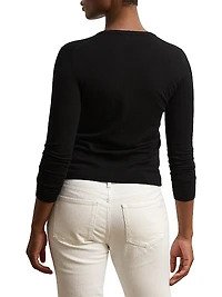 Crewneck Wool-Blend Sweater