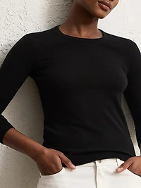 Crewneck Wool-Blend Sweater