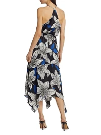 Estrella Floral Sleeveless Midi-Dress