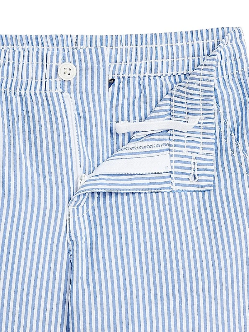 Little Girl's & Girl's Striped Cotton Seersucker Pants