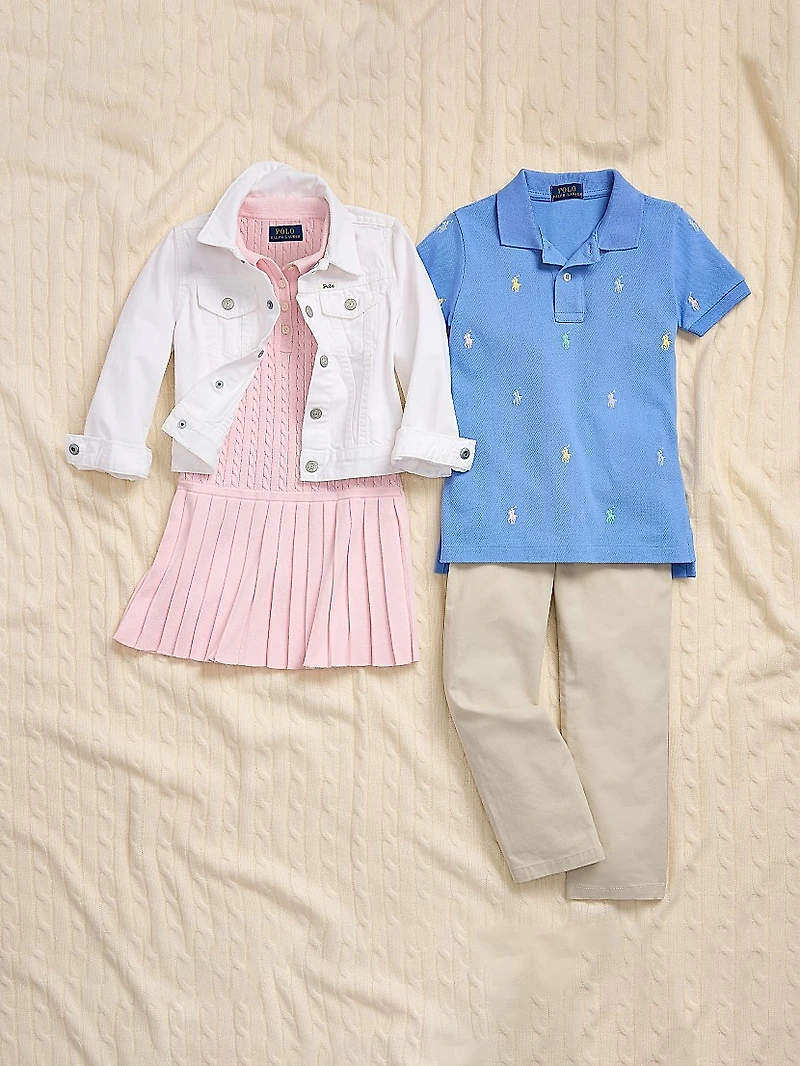 Little Girl's & Girl's Denim Trucker Jacket