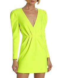Linnie Twill Pleated Minidress