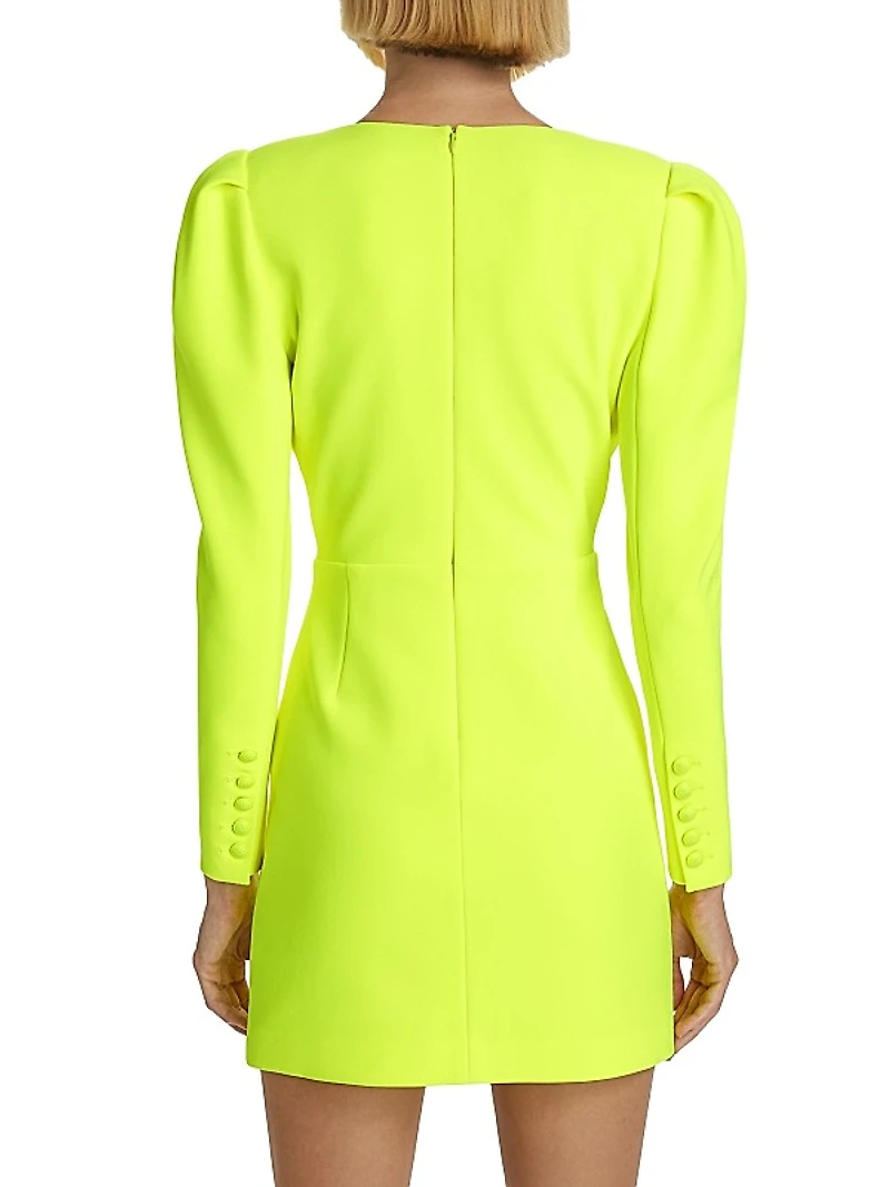 Linnie Twill Pleated Minidress